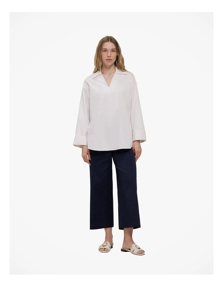 Cropped Wide Leg Chino Pant in Night Sky image 2
