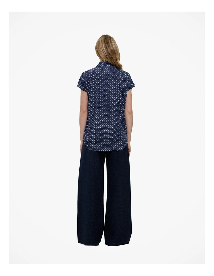 Cavelle Relaxed Cap Sleeve Shirt in Night Sky image 4