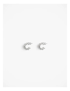 Ardea Hoop Earrings in Silver
