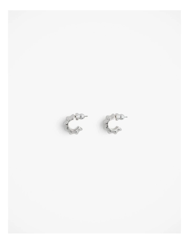Ardea Hoop Earrings in Silver image 1