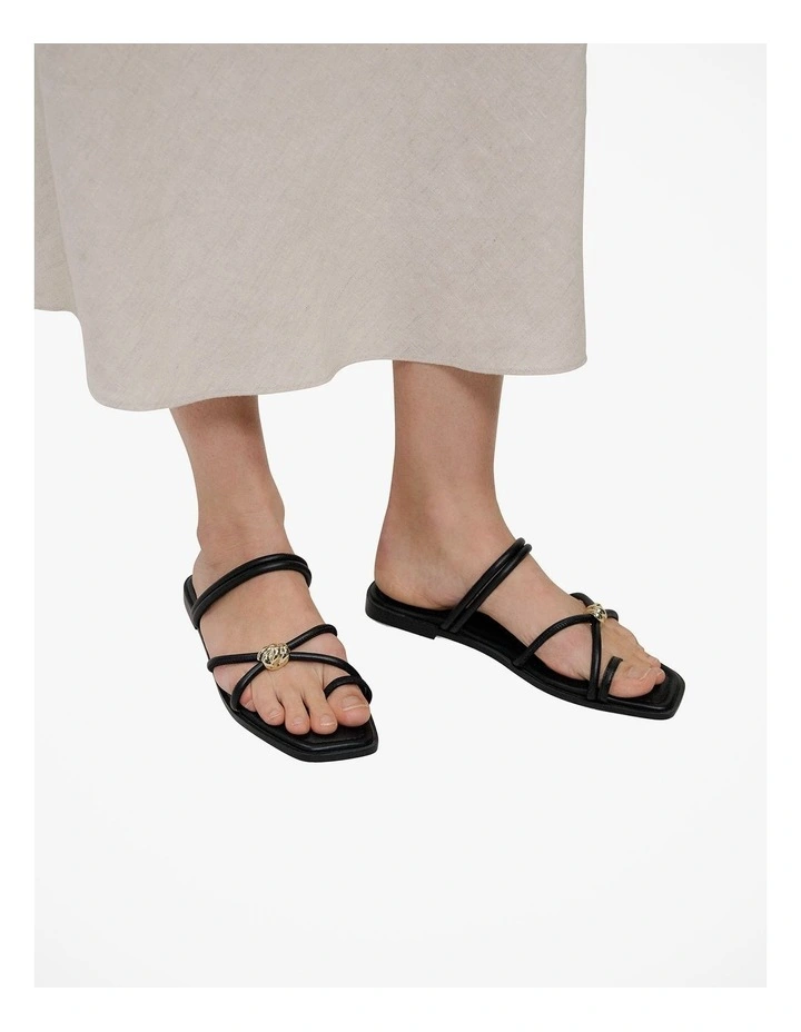 Evalie Sandal in Black image 2