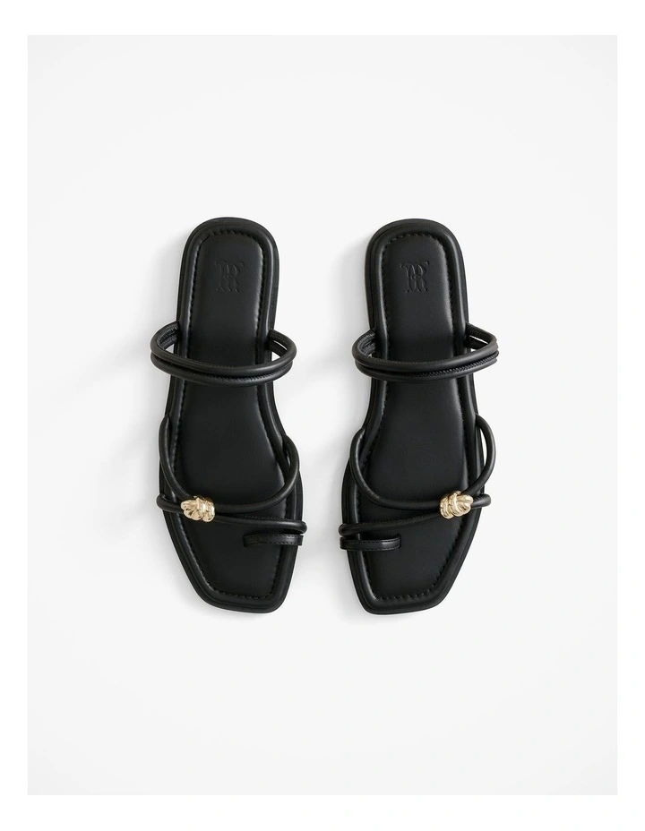 Evalie Sandal in Black image 3