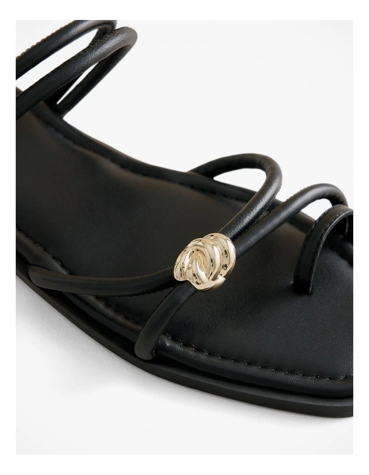 Evalie Sandal in Black image 4