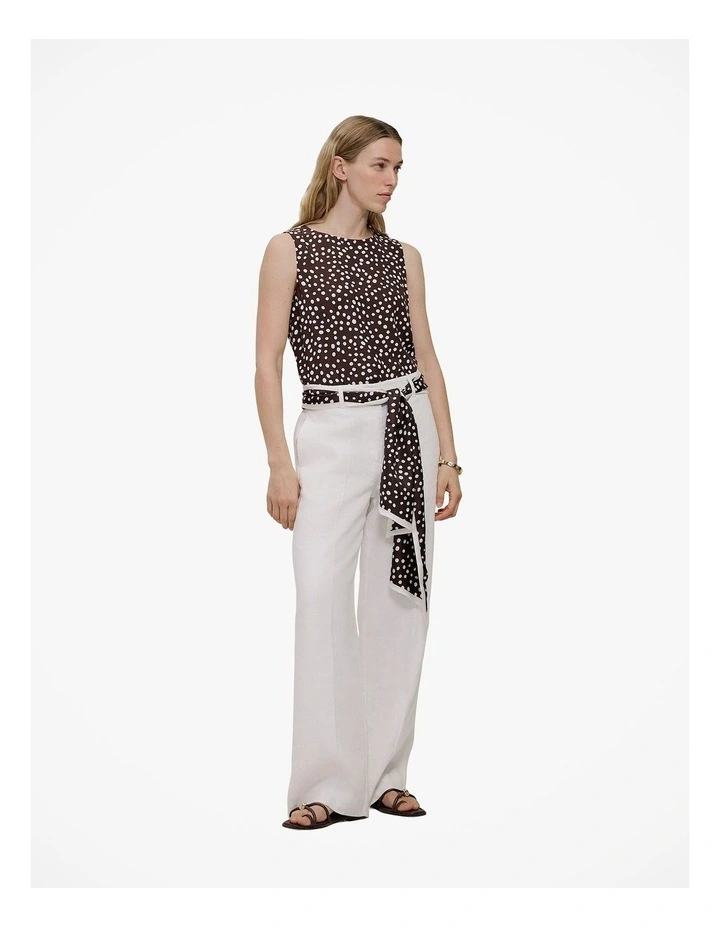 Elorie Longline Tank in Coffee image 5