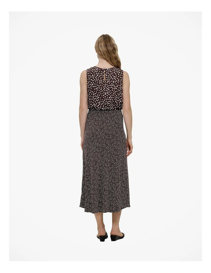 Elorie Bias Slip Skirt in Coffee image 5