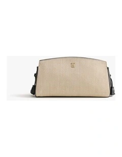 Vionne Woven Pouch in Black
