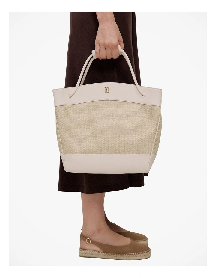 Caelis Woven Bag in Alabaster image 4