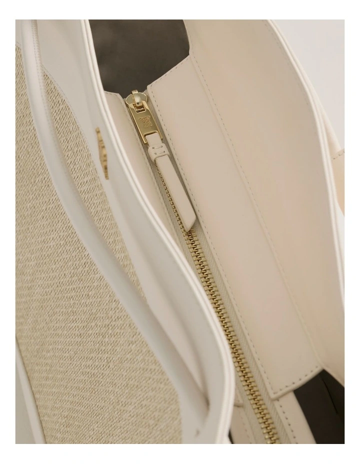 Caelis Woven Bag in Alabaster image 5