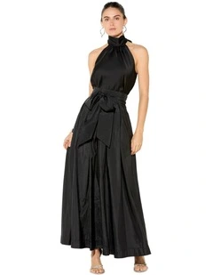 Lux Taffeta Ball Skirt in Black