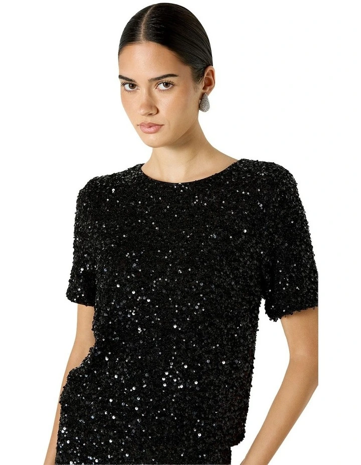 Ginger Sequin Top image 3