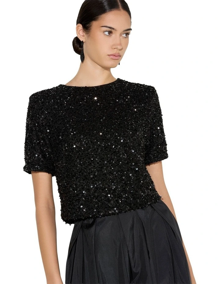 Ginger Sequin Top image 4