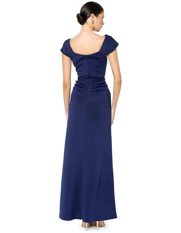 Aleena Scuba Gown in Blue image 2
