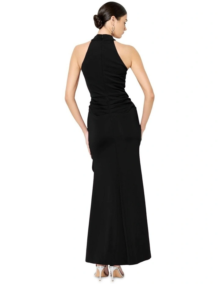 Sebastian Halter Gown in Black image 2