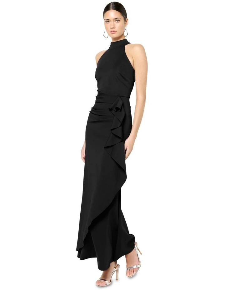 Sebastian Halter Gown in Black image 6