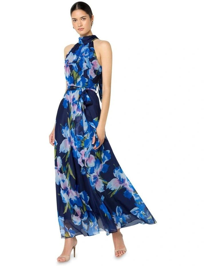 Eliana Printed Halter Dress image 2