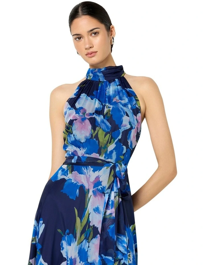Eliana Printed Halter Dress image 3