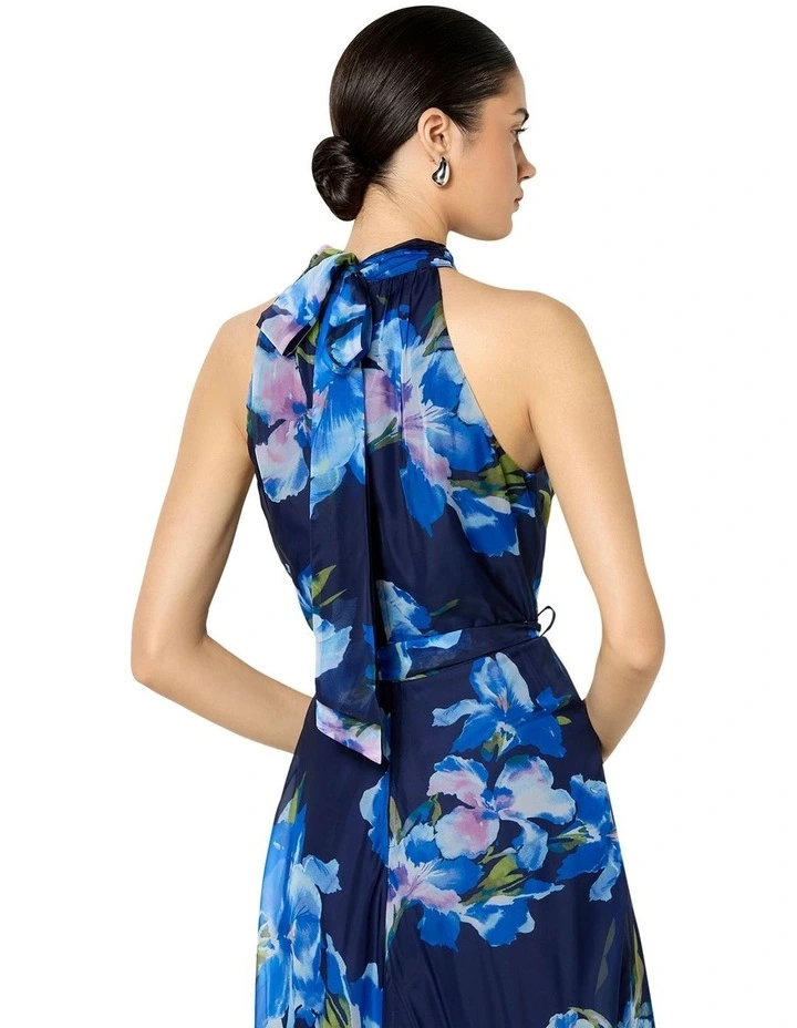 Eliana Printed Halter Dress image 6