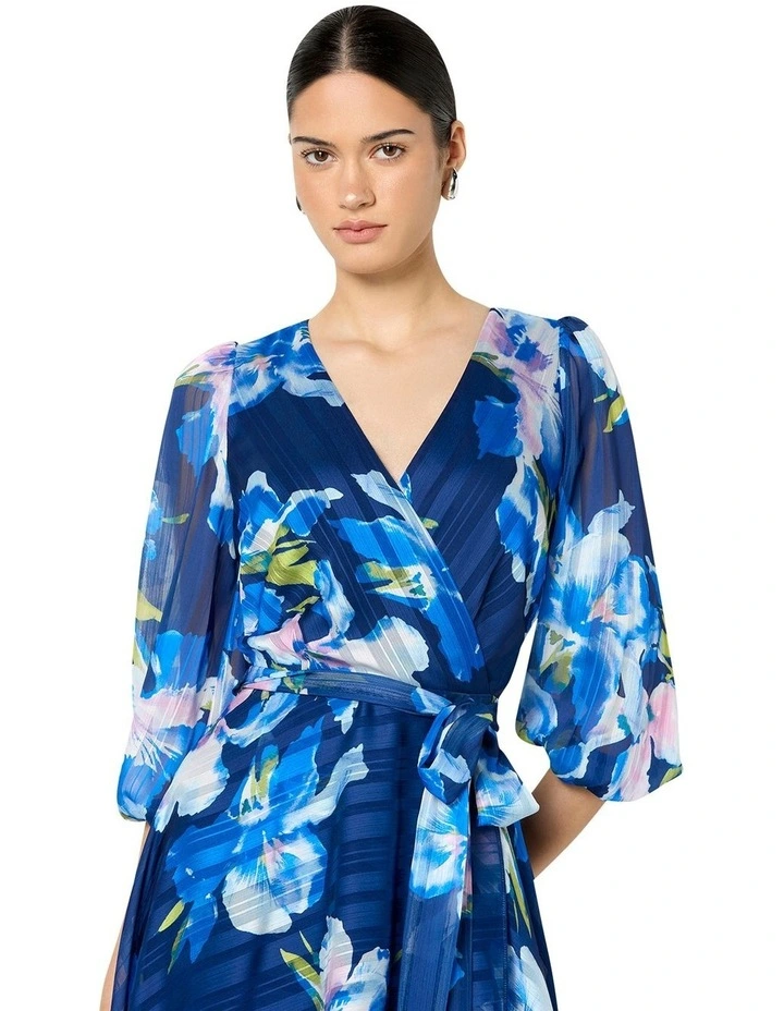 Suri Printed Dress in Blue image 3