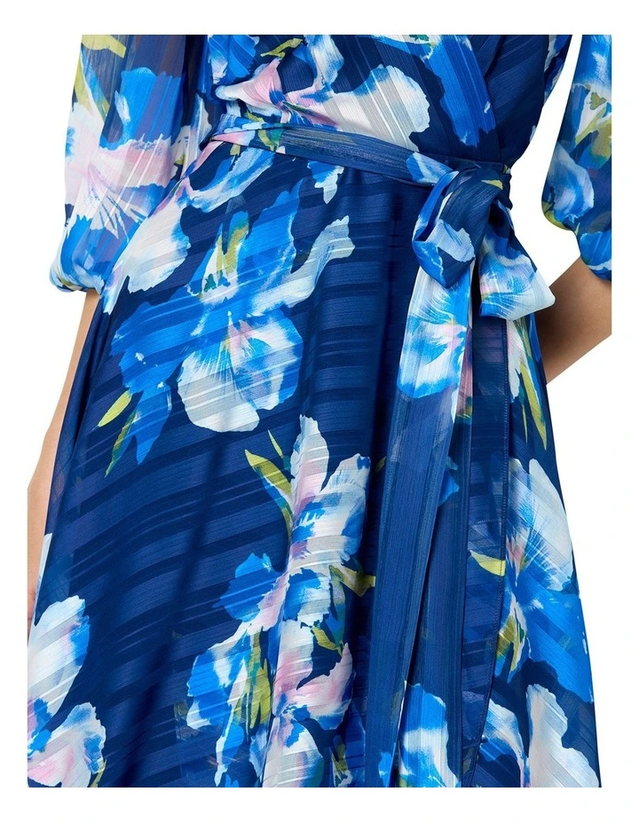 Suri Printed Dress in Blue image 4