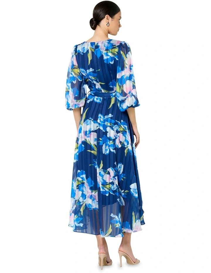 Suri Printed Dress in Blue image 5