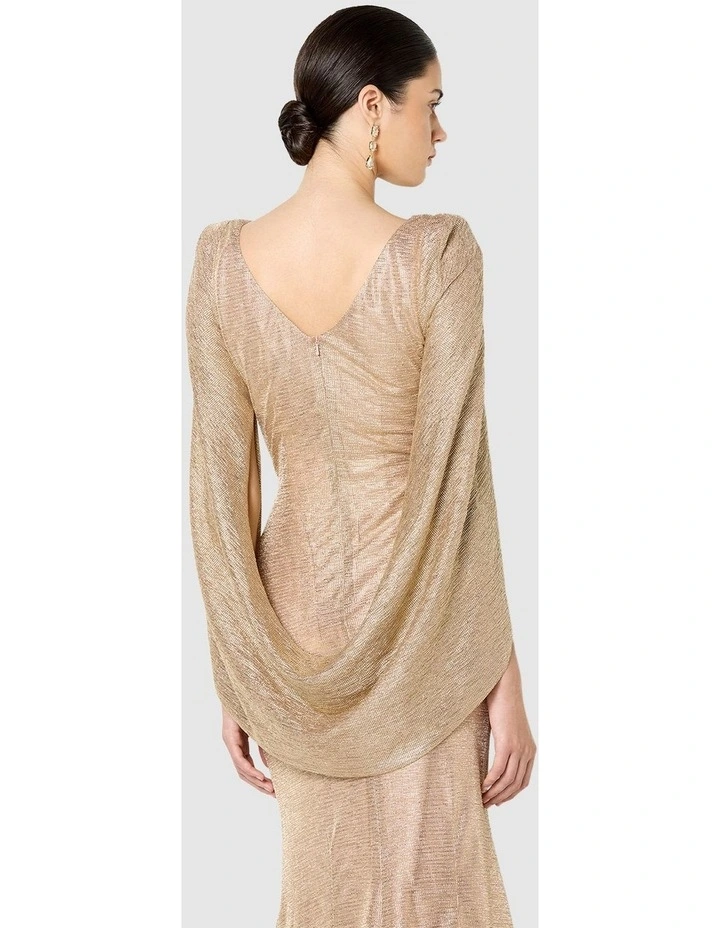 Alexie Metallic Knit Gown image 3