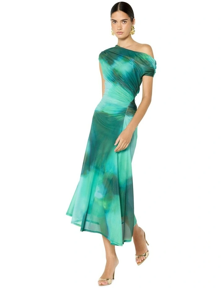 Selene Printed Mesh Dress image 4