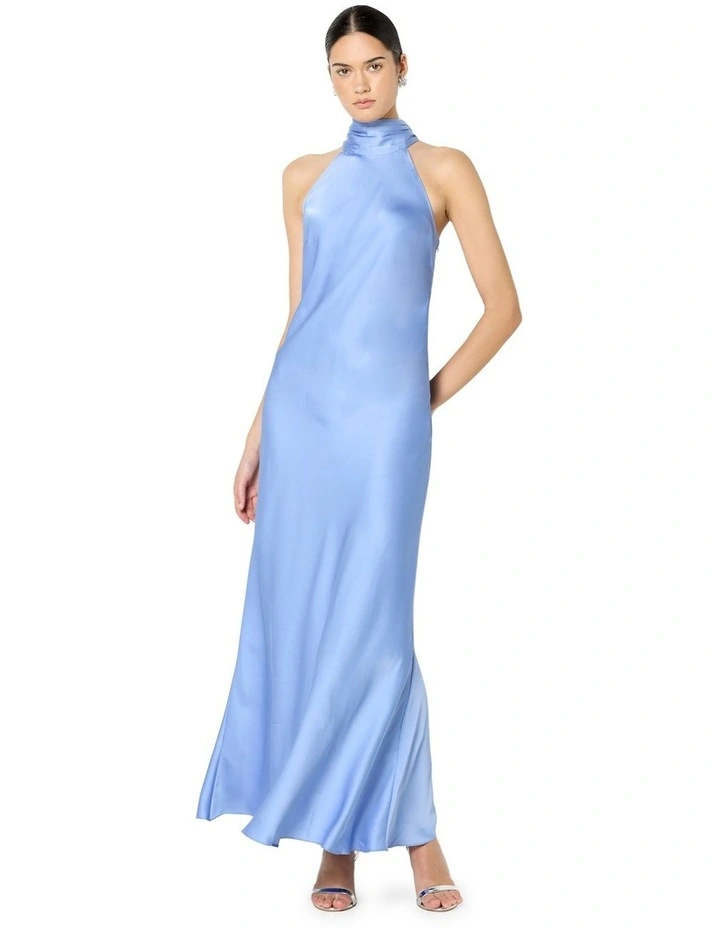 Azalea Satin Maxi Dress image 7