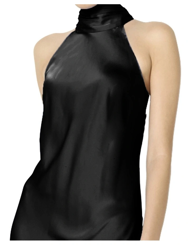 Azalea Satin Maxi Dress image 3