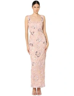 Katalina Sequin Gown in Pink