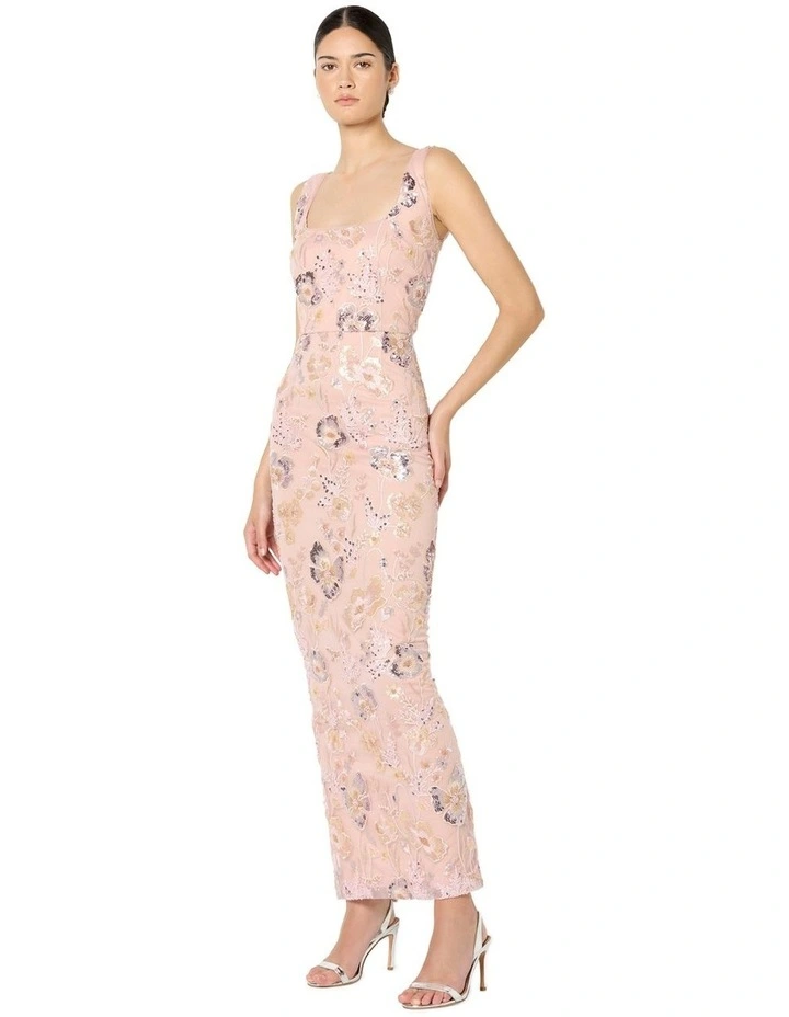 Katalina Sequin Gown in Pink image 3