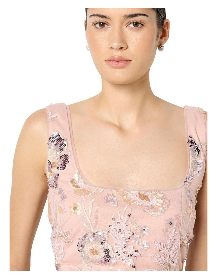 Katalina Sequin Gown in Pink image 5