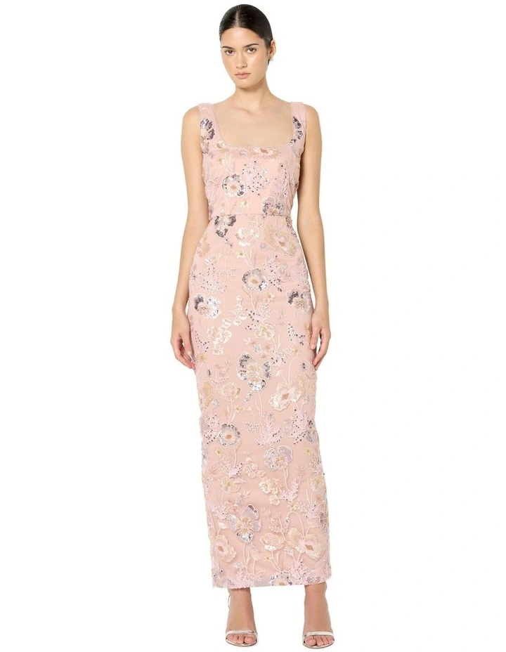 Katalina Sequin Gown in Pink image 6