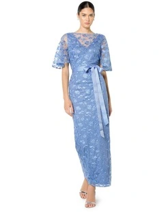 Cierra Lace Gown in Blue