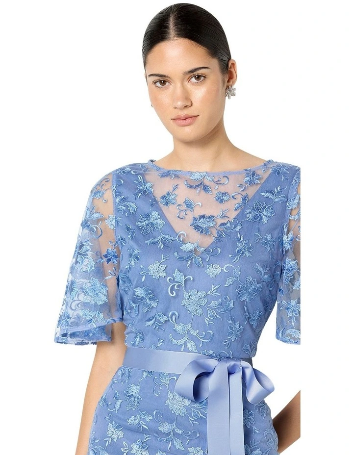 Cierra Lace Gown in Blue image 4