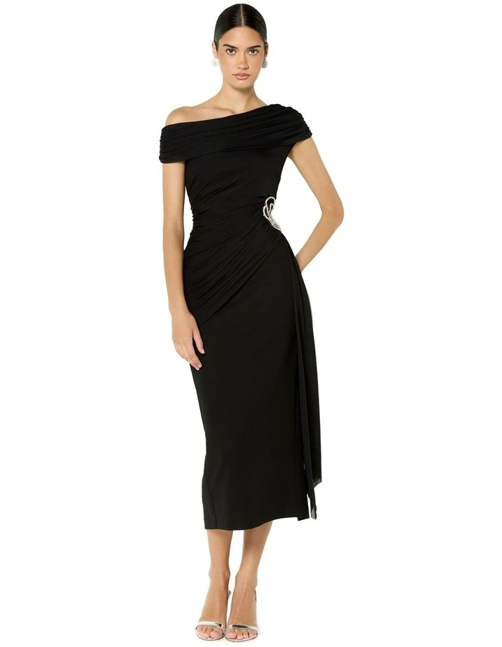 Annette Mesh and Diamante Cocktail Dress image 1