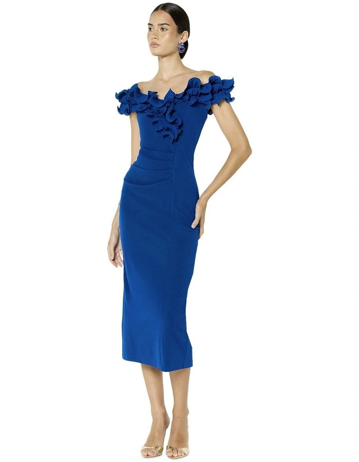 Ellie Ruffle Detail Cocktail Dress image 4