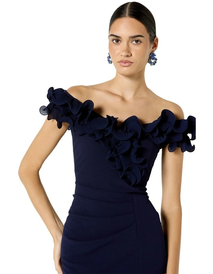 Ellie Ruffle Detail Cocktail Dress image 3