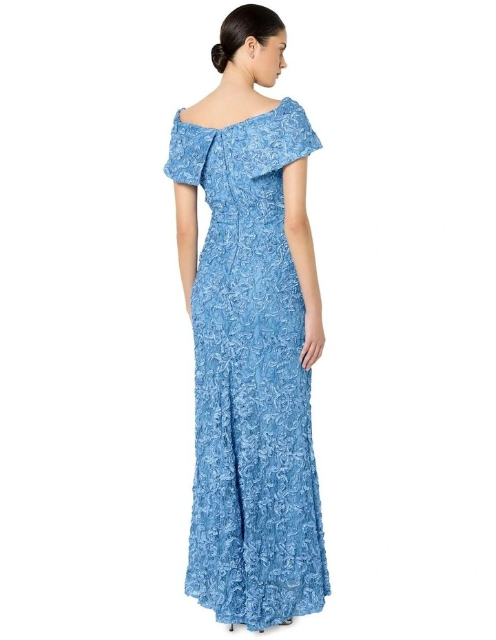 Emerson Lace Gown in Blue image 2