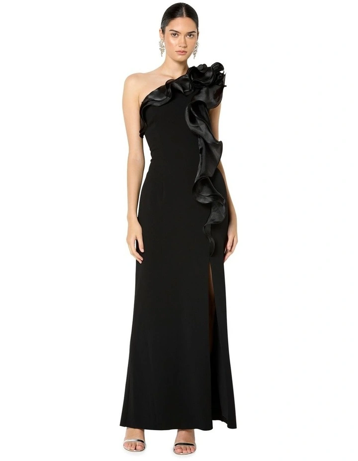 Adelyn Organza Gown in Black image 1