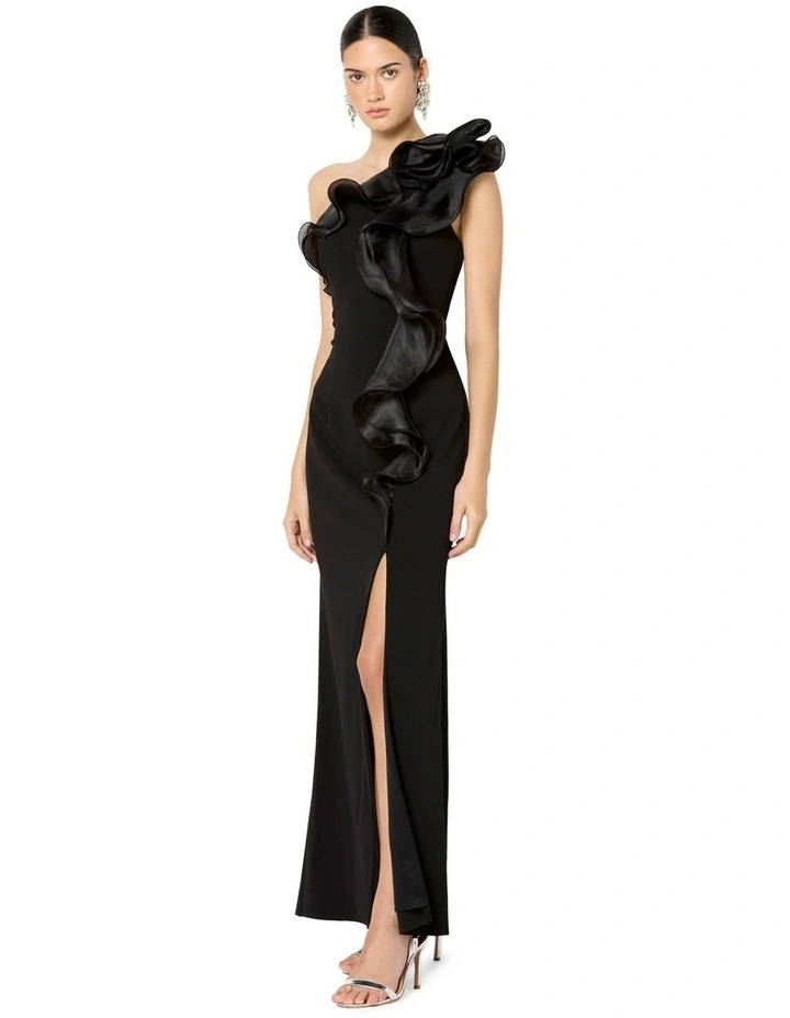 Adelyn Organza Gown in Black image 2