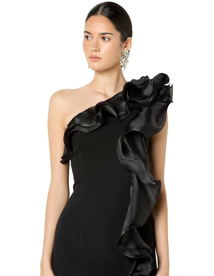 Adelyn Organza Gown in Black image 4