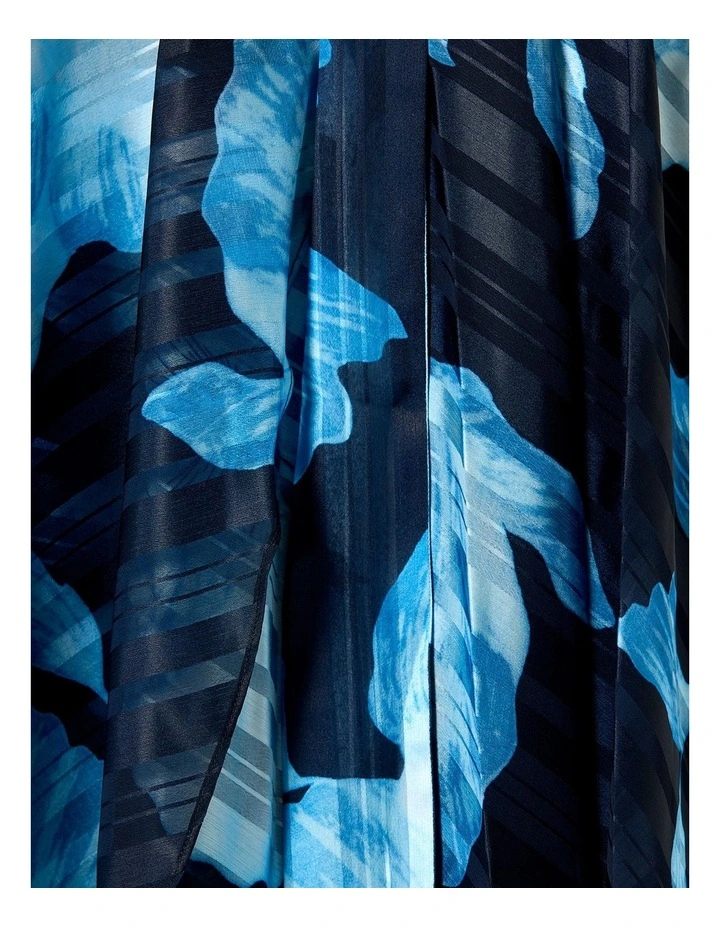 Soraya Printed Dress in Blue image 5