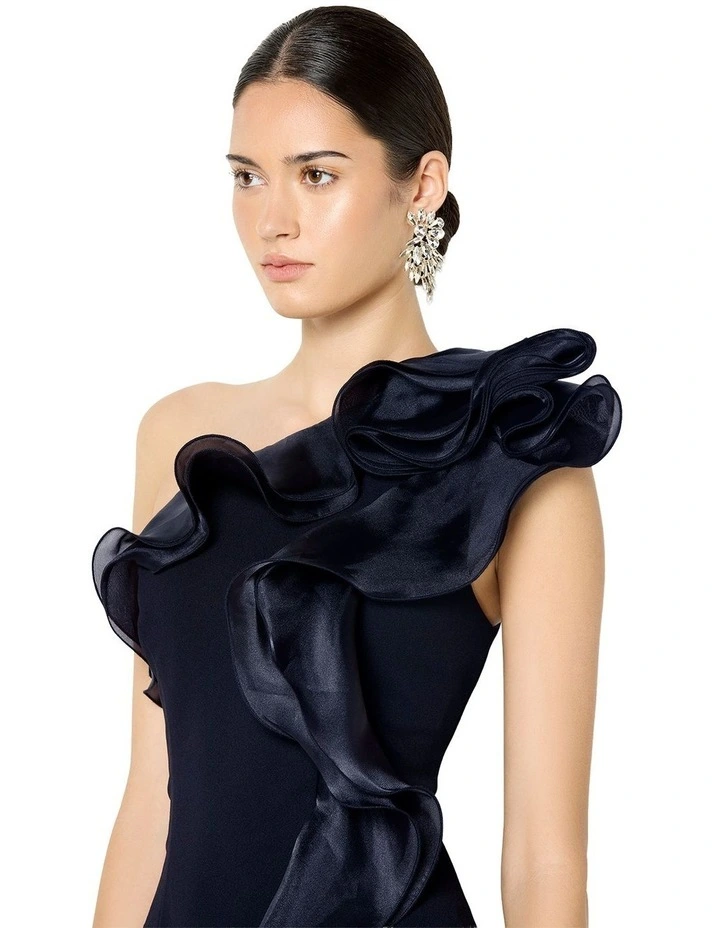 Adelyn Organza Dress in Blue image 4