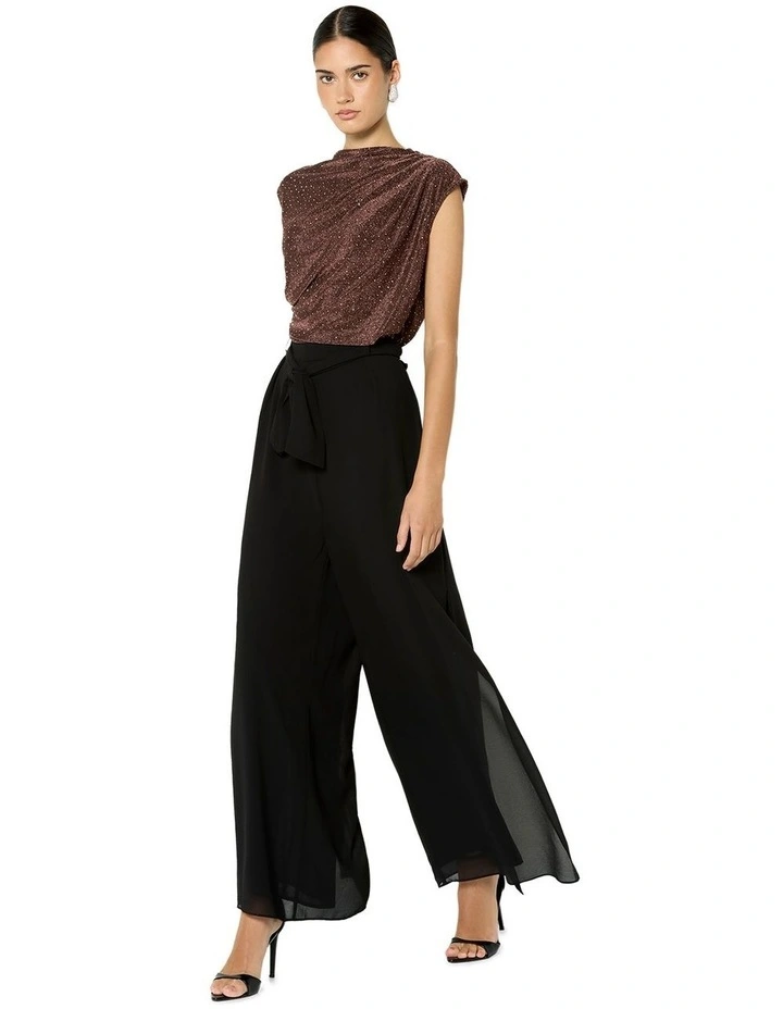 Rachelle Metallic Top in Bronze image 4