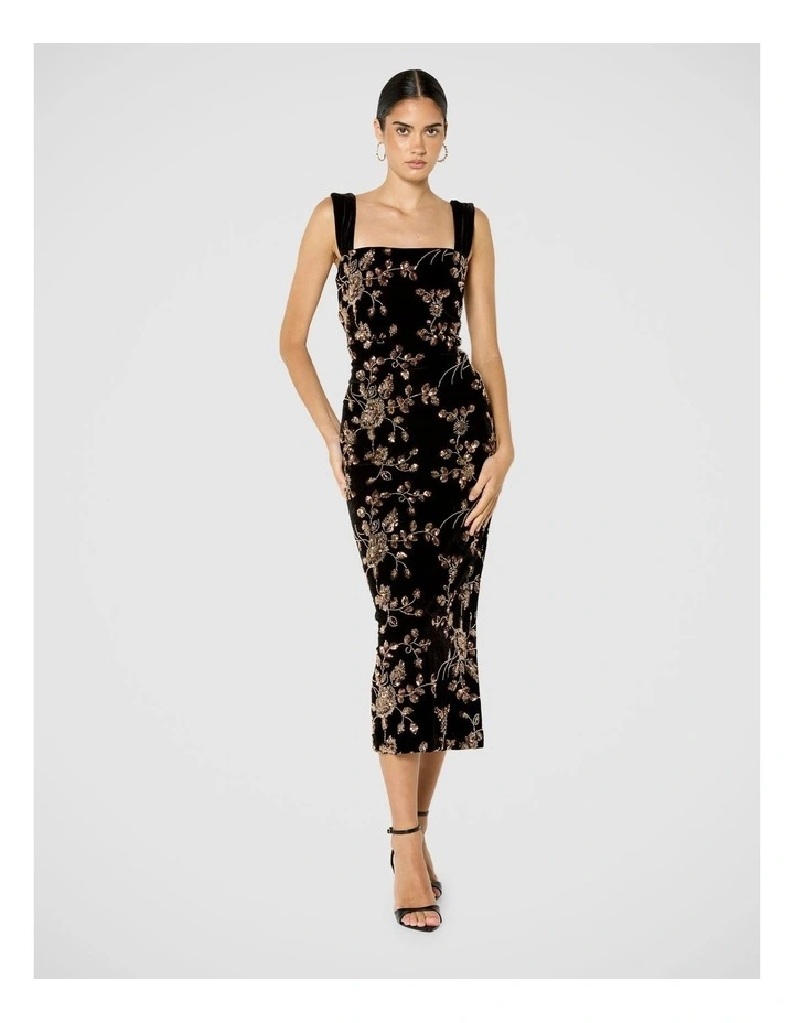 Violetta Velvet & Sequin Cocktail Dress image 1