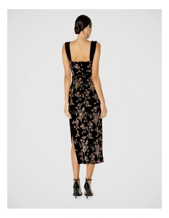 Violetta Velvet & Sequin Cocktail Dress image 2