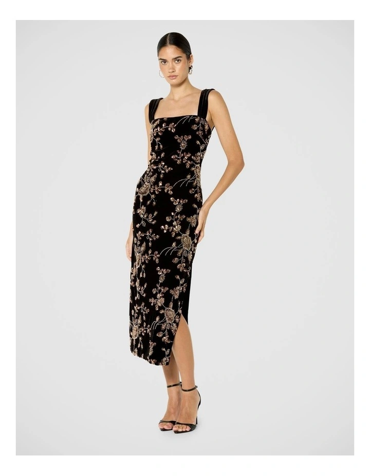 Violetta Velvet & Sequin Cocktail Dress image 3