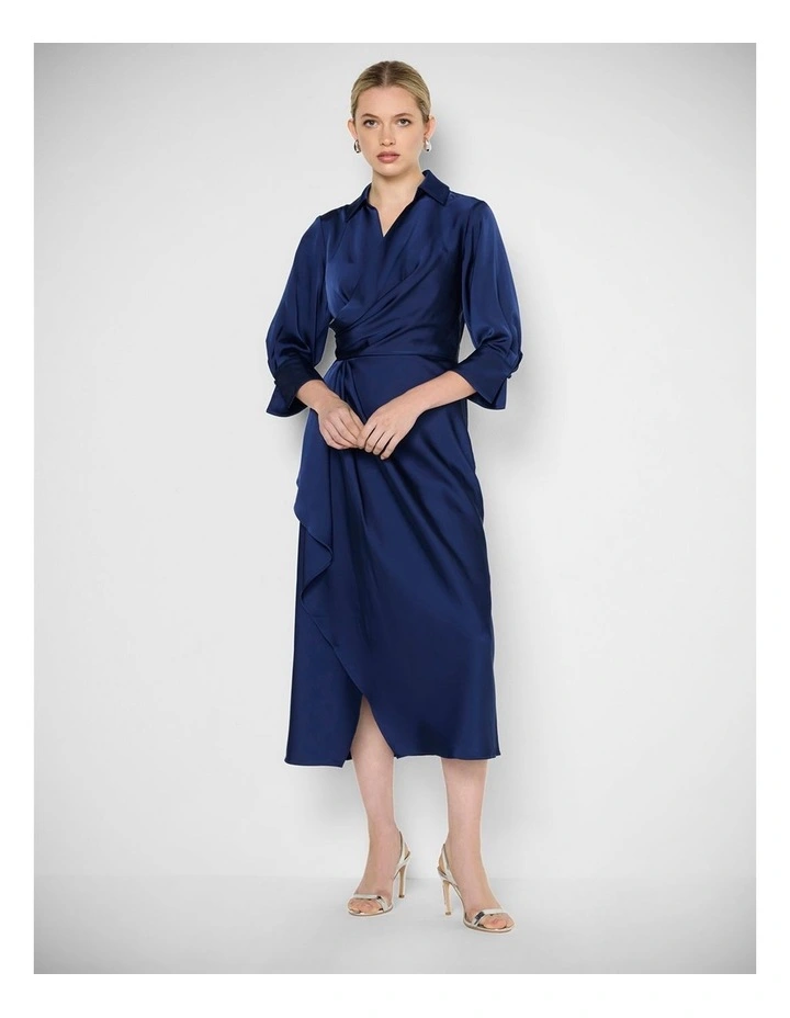 Gia Satin Shirt Dress image 1