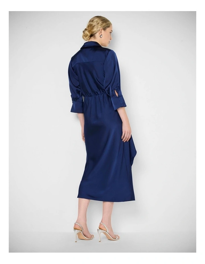 Gia Satin Shirt Dress image 2