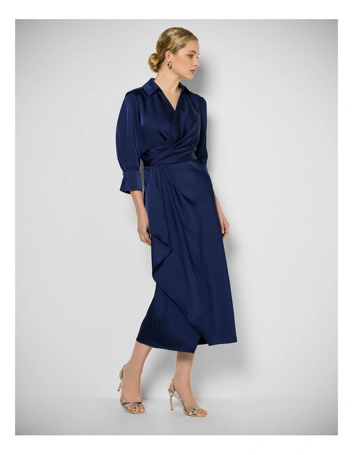Gia Satin Shirt Dress image 3